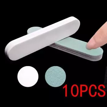 10 шт. пилочка для ногтей сантехническая пилка апельсиновая палочка полировщик для ногтей профессиональный наждачная бумага триммер полировка маникюрный инструмент 10PC