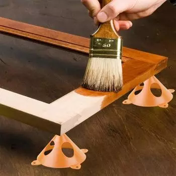 10 шт. пирамидальные стойки для маляров, треугольные стойки для маляров, грузоподъемность 220 фунтов, компактный дизайн, портативный красный