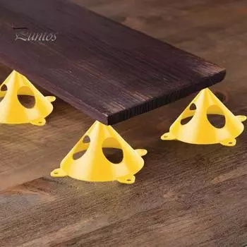 10 шт. пирамидальные стойки для маляров, треугольные стойки для малярных работ, грузоподъемность 220 фунтов, компактная конструкция, переносные стойки для малярных работ, аксессуары красный