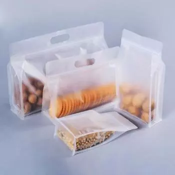 10 шт. ПЭТ герметичные пакеты для хранения с хорошим эффектом герметизации полезные зерновые конфеты рисовые хлопья портативные с застежкой-молнией B M