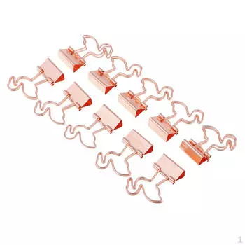 10 шт., планировщик закладок с фламинго, скрепки для бумаг, металлические зажимы, инструменты