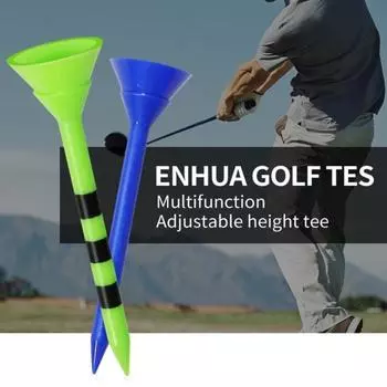 10 шт., пластиковая футболка для гольфа, дизайн, сохраняет стабильность, сильная прочность, небьющаяся, профессиональная, уменьшает трение, сервировочные штифты, 83 мм, для тренировок по гольфу зелёный