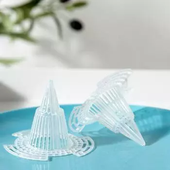 10 шт. пластиковая прокладка для цветочного горшка, дышащая почвенная прокладка, прочные аксессуары для цветочного горшка, цветочный горшок L