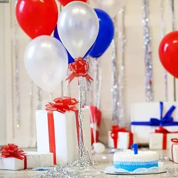 10 шт. Пластиковые банты для упаковки подарков, рождественские банты для поделок, коробок, корзин, украшений, бант для подарков на день рождения