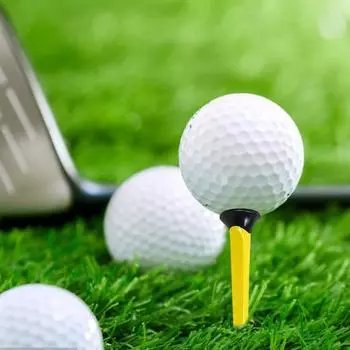 10 шт. пластиковые футболки для гольфа уменьшают трение и сопротивление профессиональные футболки для гольфистов небьющиеся изогнутые 8 см сервировочные штифты для тренировок по гольфу 10 pcs