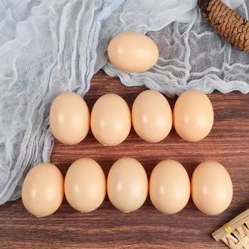 10 шт. Пластиковые имитационные поддельные яйца пасхальные яйца детские игрушки для самостоятельной росписи one size