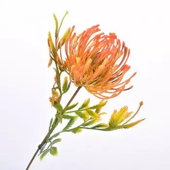 10 шт. Пластиковые искусственные цветы Protea Cynaroides, устойчивые к ультрафиолетовому излучению, искусственные цветочные букеты, искусственные цветы, центральные украшения для стола, домашний декор для дома и улицы розовый