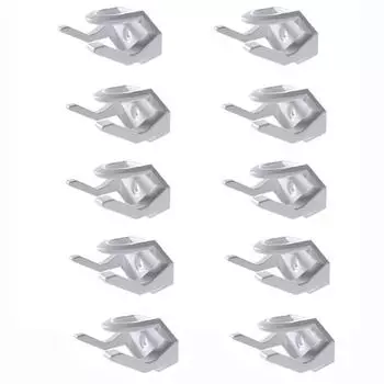 10 шт. Пластиковые крючки для демонстрации шляп Настенная стойка для хранения бейсболок Держатель для шляп Магазин