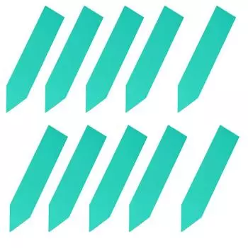 10 шт. Пластиковые метки для растений Т-типа, маркеры для сада в питомнике 10x2cm