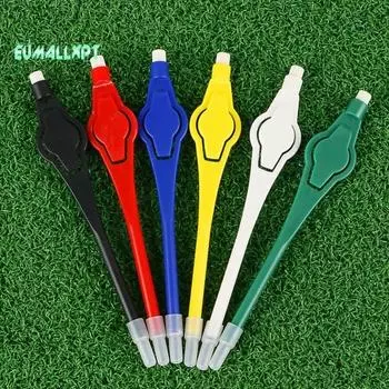 10 шт. пластиковые ручки для подсчета очков для гольфа-износостойкие, яркие цвета, легкие, портативные, аксессуары для ручек для гольфа зелёный