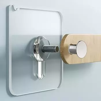 10 шт. пластиковые самоклеящиеся вешалки для картин без сверления, бесследные гвозди для подвешивания фотографий, плакатов, рамок - прочные клейкие крючки для декора стен 10pcs прозрачный