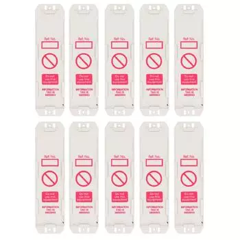 10 шт. пластиковый держатель статуса лесов для тегов проверки безопасности, не используйте держатели лесов