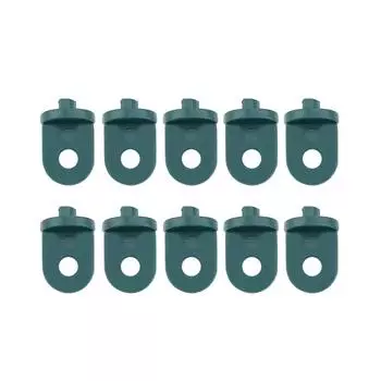 10 шт. Пластиковый крючок для теплицы, вешалка для цветов (зеленый) зелёный