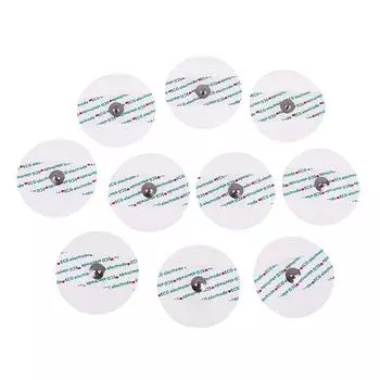 10 шт. пластырь для ЭКГ-электрода, одноразовые медицинские аксессуары для ЭКГ, нетканый пластырь