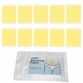 10 шт. Пластырь для похудения, дышащий, безопасный, безболезненный, сжигающий талию, наклейки для похудения