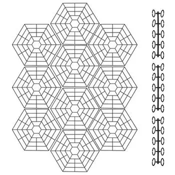 10 шт. плавающие защитные покрытия для пруда прочные устойчивые к ультрафиолетовому излучению плавающие пластиковые защитные покрытия для пруда с 30