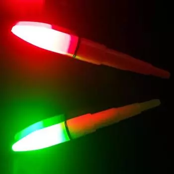 10 шт. плавающий хвостовой фонарь разного диаметра, слоты для карт, стабильный, многократный, прочный, универсальный, светящаяся палочка для рыбалки для энтузиастов красный