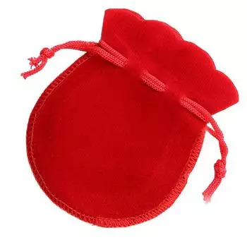 10 шт. подарочный мешочек для сережек на шнурке из фланели