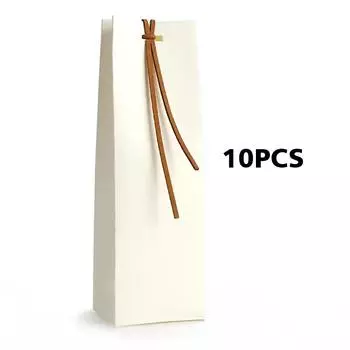 10 шт. подарочный пакет из крафт-бумаги для свадебного печенья, конфет, подарочная упаковка, праздничная коробка для вечеринки, доступно несколько вариантов белый