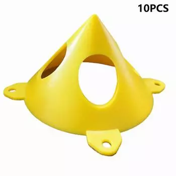 10 шт. подставки для покраски мини-подставки для инструментов конические накладки ножки для шкафа заливка плотник деревообрабатывающие принадлежности жёлтый