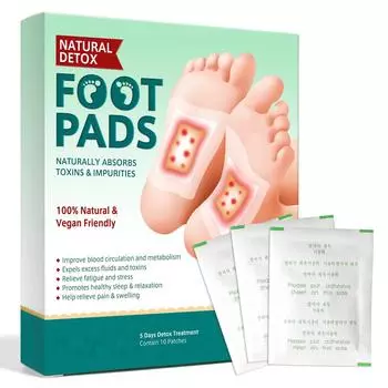 10 шт. подушечки для ног с имбирем, бамбуковые подушечки для ухода за ногами для здорового тела, простыни для снятия стресса, улучшения сна, уменьшения дисменореи