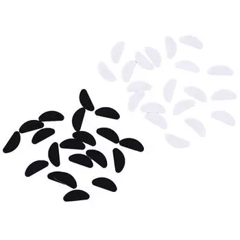 10 шт., подушечки для носа для очков, клейкие силиконовые подушечки для носа, нескользящие тонкие прозрачный