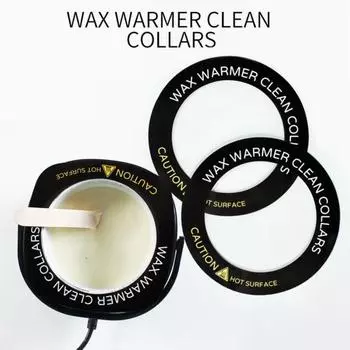 10 шт., подушка против обрастания, простая в использовании, квадратная, круглая, портативная, эффективный инструмент для красоты, пластиковая грелка для воска, чистые ошейники для дома Square