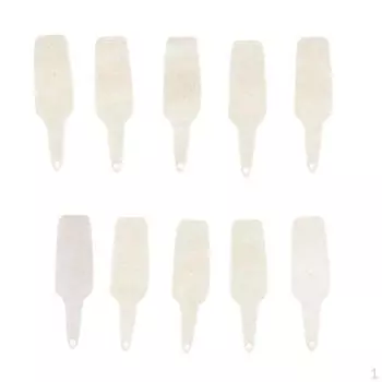 10 шт. Подвеска в виде бутылки из акрила, бусины, серьги, брелок, подвески, фурнитура белый