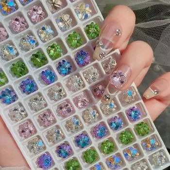 10 шт., подвески для ногтей, сверкающее шоу, уникальный шарм, привлекательный, блестящий, поддельный орнамент «сделай сам», маникюрные украшения для салона B