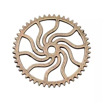 10 шт., подвески в стиле стимпанк, подвески, античная бронза, цвет цинкового сплава, 25 мм