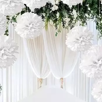 10 шт. подвесное украшение элегантный тканевый шар богемия принадлежности для вечеринки в честь душа своими руками пион цветочный шар экологическая вечеринка по случаю дня рождения 15CM