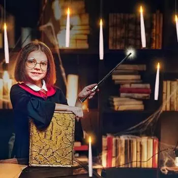 10 шт. подвесные свечи на Хэллоуин светодиодные мерцающие беспламенные свечи плавающие поддельные свечи