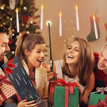 10 шт. подвесные свечи на Хэллоуин, светодиодные мерцающие беспламенные свечи, плавающие поддельные свечи с пультом дистанционного управления для украшения потолка в комнате для вечеринок 10 pcs