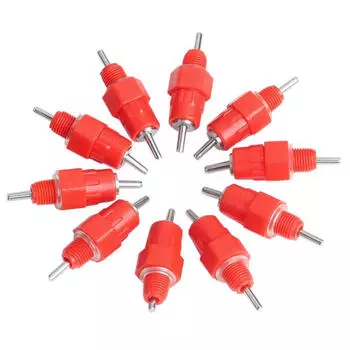 10 шт. поилка для курицы, птицы, перепела, соска, чашка, поилка