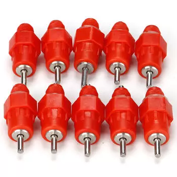 10 шт. поилка для курицы, птицы, перепела, соска, чашка, поилка