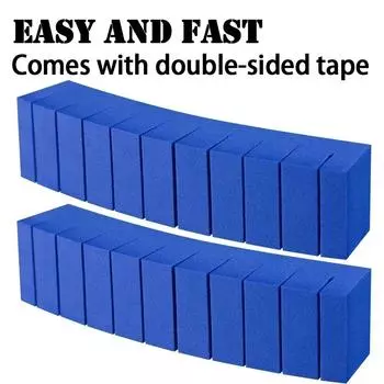 10 шт. полоски для бампера двери автомобиля, защитные кромки из вспененного ЭВА, полоска для предотвращения столкновений, защитная наклейка для двери автомобиля, наклейка против царапин, стайлинг автомобиля