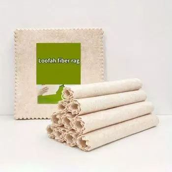 10 шт., полотенце-люфа, сухая и влажная домашняя ленивая тряпка для мытья посуды, кухонный абсорбент для чистки, многофункциональная домашняя тряпка 10pcs