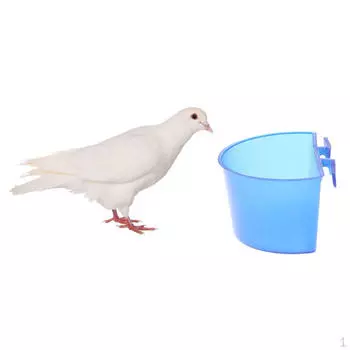 10 шт. полукруглые подвесные чашки для подачи воды для птиц, кормушка для клетки