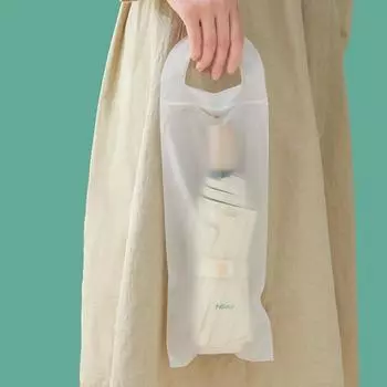 10 шт. полупрозрачных сумок для хранения зонтов, водонепроницаемые пластиковые сумки, сумки для хранения стаканов с исходящей водой, сумки для влажных зонтов белый