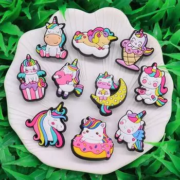 10 шт., популярные популярные туфли из ПВХ, подвески, украшения для аксессуаров для обуви 10pcs