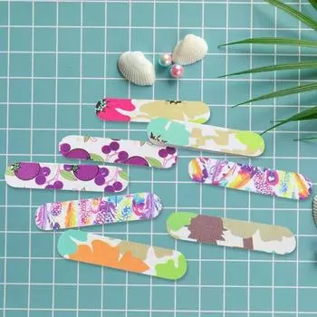 10 шт портативная пилочка для ногтей двухсторонняя устойчивая к разрушению компактная пилочка для ногтей