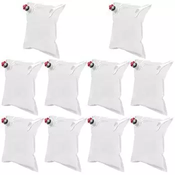 10 шт. портативный пакет для сока с клапаном-бабочкой, диспенсер для напитков, для вечеринок, пикников, емкостью 5 л