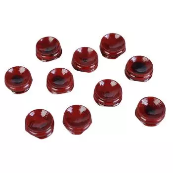 10 шт. Практичные Прочные Деревянные Подставки-Сферы для Демонстрации Кристаллов и Камней, Домашний Декор, Темный Насыщенный Цвет
