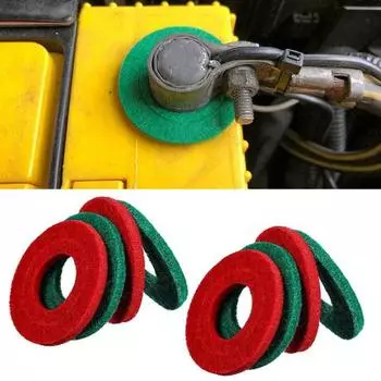 10 шт. практичные съемные автомобильные прокладки тонкой работы, автомобильные защитные прокладки для положительных и отрицательных клемм для автомобиля