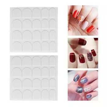 10 шт. практичный, простой в использовании, удобный в использовании маникюрный клей для накладных ногтей, клей-наклейка, прозрачный невидимый желе-гель для домашнего хозяйства белый