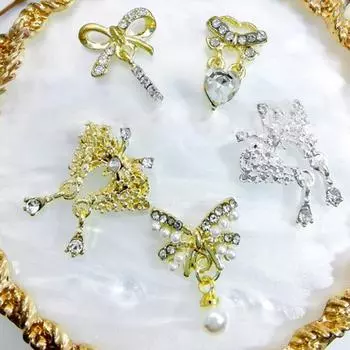 10 шт. превосходные яркие цветные привлекательные украшения для маникюра ослепительные 3D DIY украшения для ногтей подвески для салона H