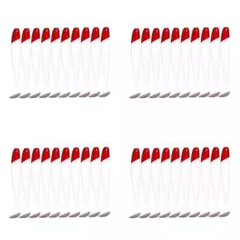 10 шт., приманка с красной головой и белым телом, T-хвост, 6,3 см, червячная приманка, аксессуары для рыбалки