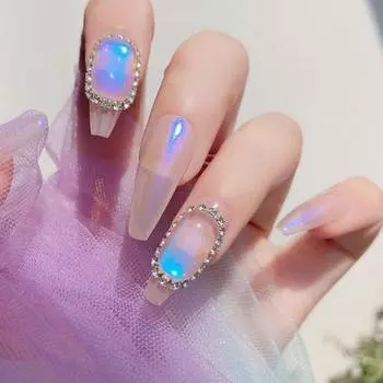 10 шт. привлекательных украшений для ногтей, сверкающих, хороших, 3D-искусства, украшений для маникюра, подвесок S