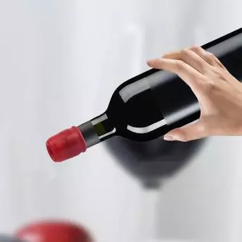 10 шт пробка для бутылки вина многоразовая силиконовая пробка для бутылки герметичная крышка для бутылки вина для домашнего бара коричневый