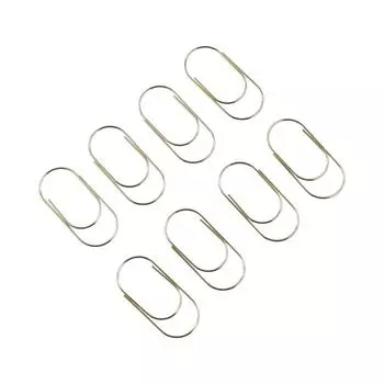 10 шт. прочные большие широкие скрепки 50 мм кавайные фотоскрепки большие декоративные скрепки синий